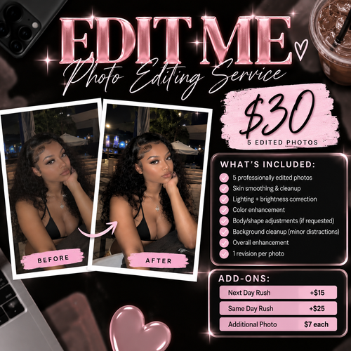 EDIT ME- Personal photo Editing Service